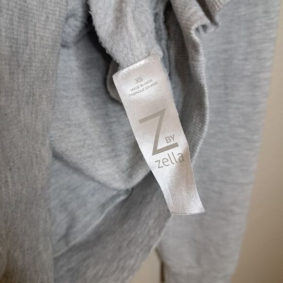 Z By Zella Women High Neck Hoodie Gray Soft With Pockets Size XS - Picture 6 of 10